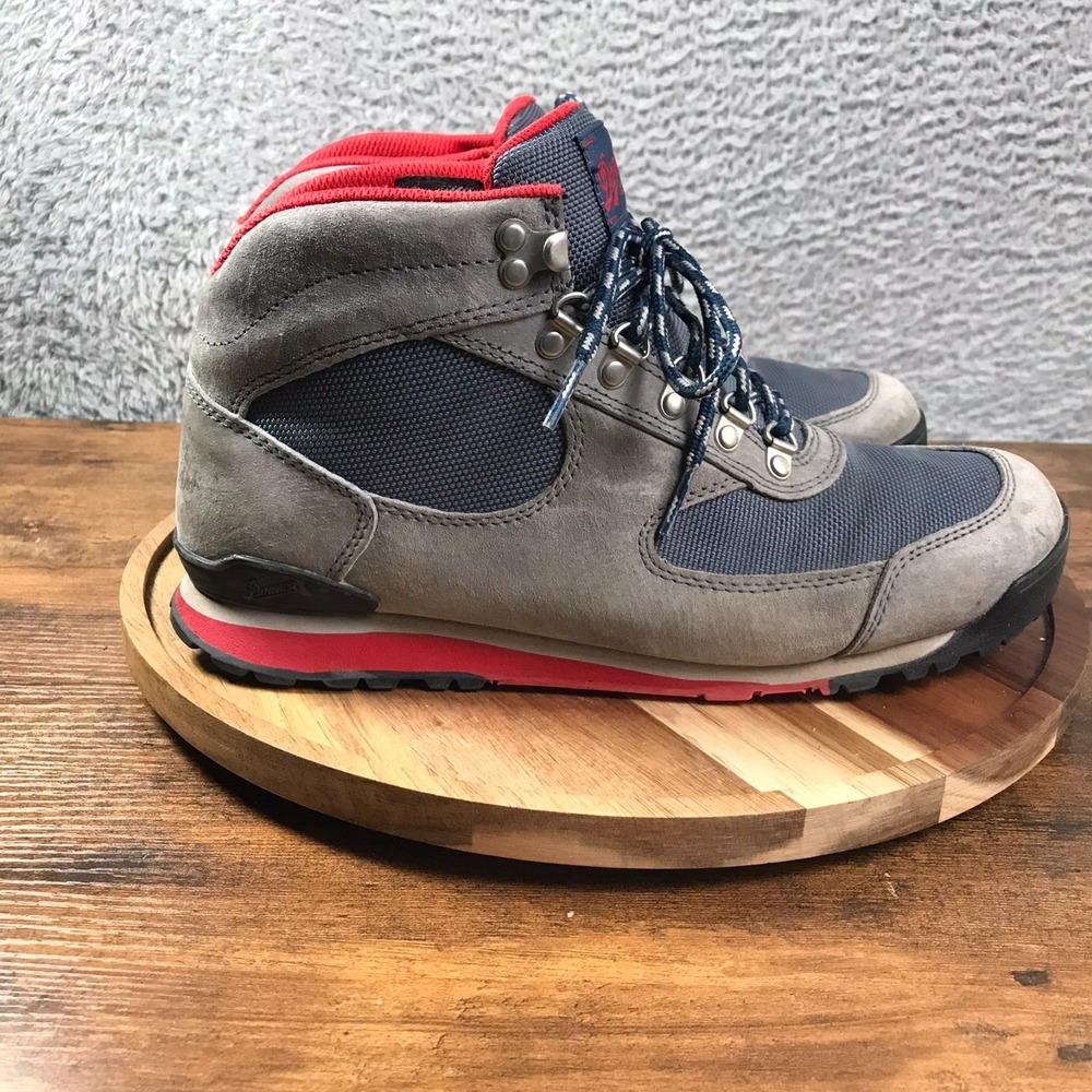 Danner Jag Hiking Boot Mens 8.5 Steel Gray Blue Wing Suede‎ Casual Outdoor Shoes